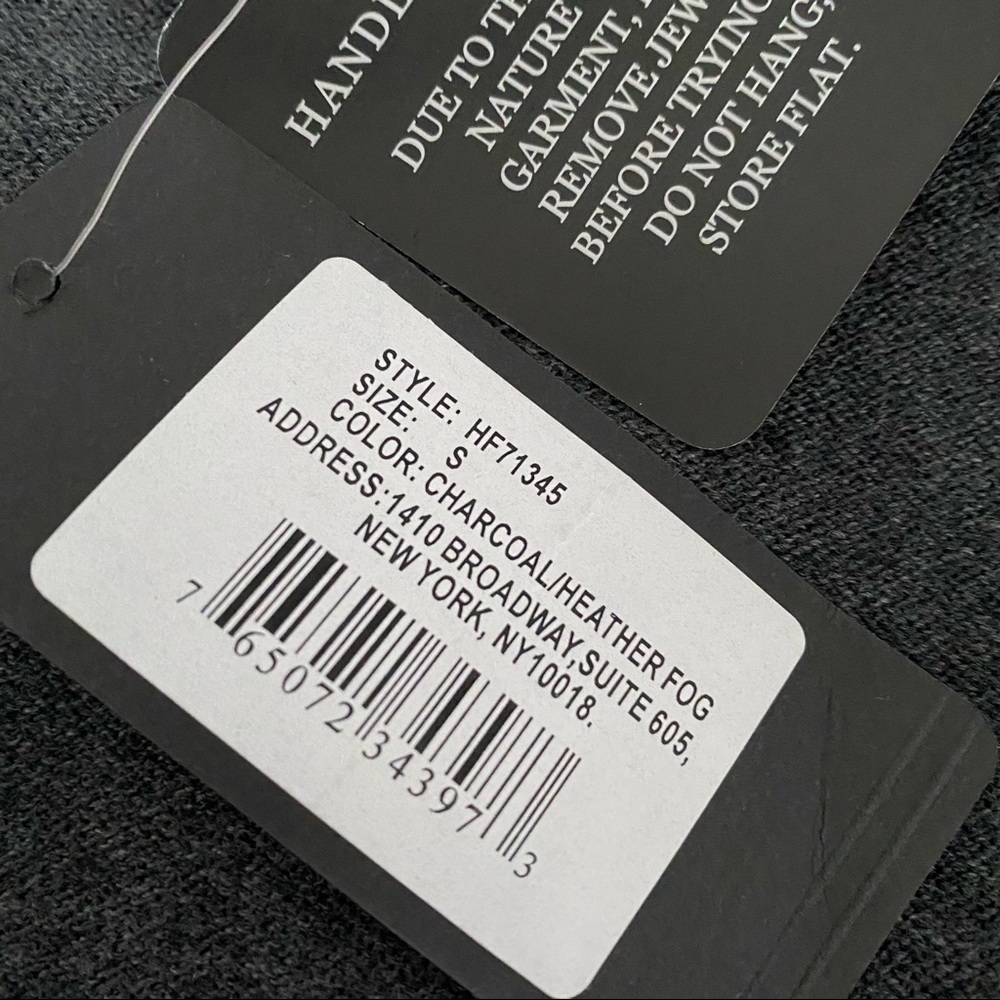 NWT  COLOUR WORKS GRAY LONG SWEATER CARDIGAN S - Picture 3 of 5